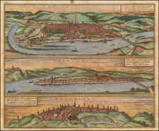 Germany Map By Georg Braun  &  Frans Hogenberg