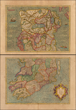 Ireland Map By Gerard Mercator