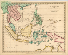 Southeast Asia, Philippines, Indonesia and Malaysia Map By Robert Wilkinson