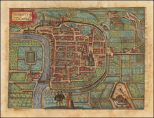 Other Italian Cities Map By Georg Braun  &  Frans Hogenberg