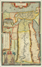 Egypt Map By Abraham Ortelius