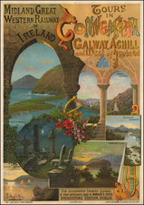 Ireland Map By F. Hugo d'Alesi