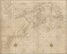 New England, Maine, Massachusetts and Mid-Atlantic Map By Hugh Boulter Grierson