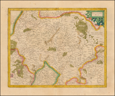 Süddeutschland Map By  Gerard Mercator