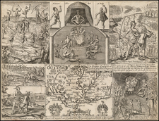 Southeast, Virginia and North Carolina Map By John Smith / Robert Vaughan