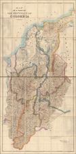 Colombia Map By Edward Stanford