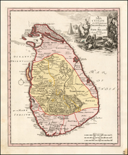 India and Sri Lanka Map By Christopher Weigel