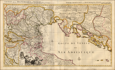 Balkans and Italy Map By Pierre Mortier
