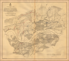 Tennessee Map By U.S. War Department