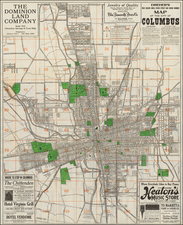 Ohio Map By D. Frank Dreher