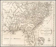 Florida, South and Southeast Map By John Lodge