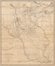 Midwest and Plains Map By Joseph N. Nicollet / William Hemsley Emory