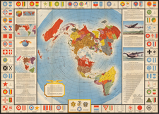 World and World War II Map By Alcoa Map Department