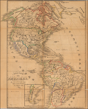 United States and America Map By H. Lazaridou