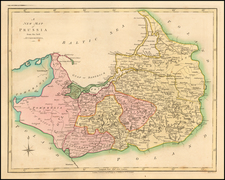 A New Map of Prussia from the best Authorities By Robert Wilkinson