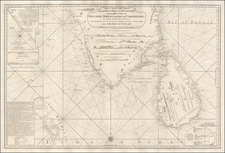 India and Sri Lanka Map By James Whittle  &  Robert Laurie