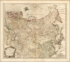 Russia, Central Asia & Caucasus and Russia in Asia Map By George Louis Le Rouge