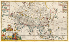 Asia Map By Herman Moll