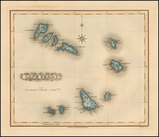 African Islands, including Madagascar Map By Fielding Lucas Jr.