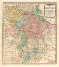 Germany Map By William Faden