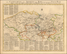 Netherlands and Luxembourg Map By Pierre Mortier