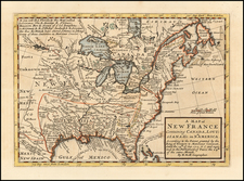 United States Map By Herman Moll