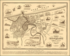 Ohio Map By Arthur B. Suchy