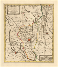 Northern Italy and Venice Map By Pierre Mortier