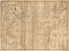 Atlantic Ocean Map By William Heather / John William Norie