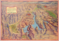 Arizona, Nevada and Pictorial Maps Map By Union Pacific Railroad Company