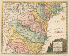 Mid-Atlantic and Southeast Map By Gentleman's Magazine