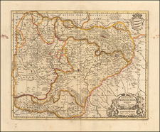 Romania Map By Peter Schenk / Gerard Valk