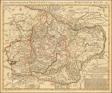Romania Map By Alexis-Hubert Jaillot