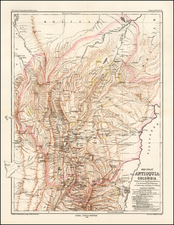 Colombia Map By Augustus Herman Petermann