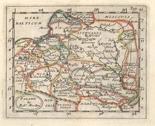 Europe, Poland, Russia, Hungary and Baltic Countries Map By Robert Morden