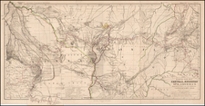 Brazil and Paraguay & Bolivia Map By Augustus Herman Petermann