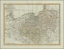 Poland, Baltic Countries and Germany Map By Weimar Geographische Institut