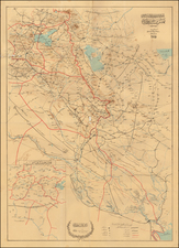 Persia & Iraq and Turkey & Asia Minor Map By War Academy Press