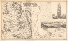 Idaho and Wyoming Map By Ferdinand Vandeveer Hayden / Augustus Herman Petermann