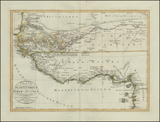 West Africa Map By Weimar Geographische Institut