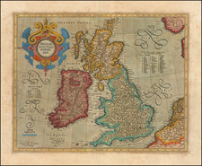 British Isles Map By  Gerard Mercator