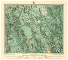 Idaho Map By George M. Wheeler