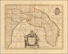 Southern Italy Map By Peter Schenk  &  Gerard Valk