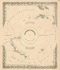 World, World and Polar Maps Map By Joseph Hutchins Colton