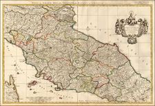 Northern Italy and Southern Italy Map By Pierre Mortier