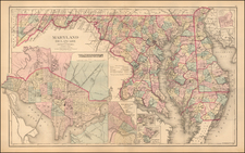 Mid-Atlantic Map By Frank A. Gray