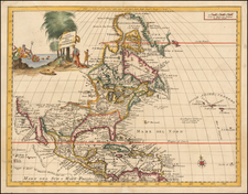 North America Map By Giambattista Albrizzi