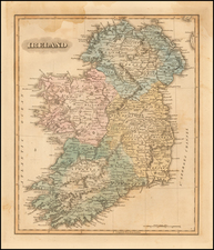 Ireland Map By Fielding Lucas Jr.