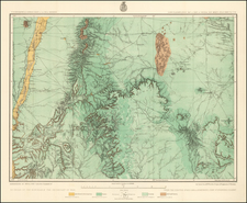 New Mexico Map By George M. Wheeler