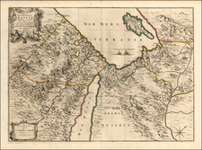 Middle East and Egypt Map By Estienne Michalet